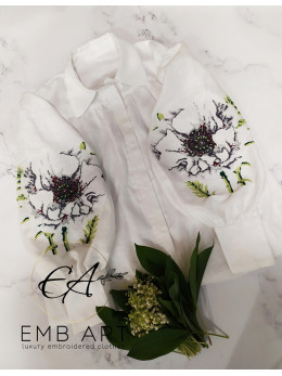 Жіноча вишита блузка "Дивовижна Квітка"