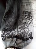 Чорна вишиванка "Краса Троянд"
