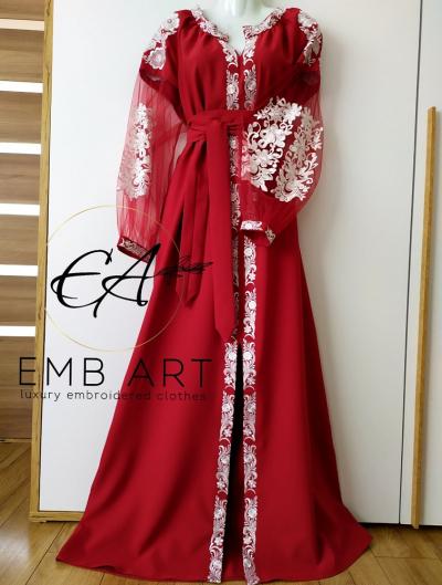 Червона вишита сукня "Добровіста"